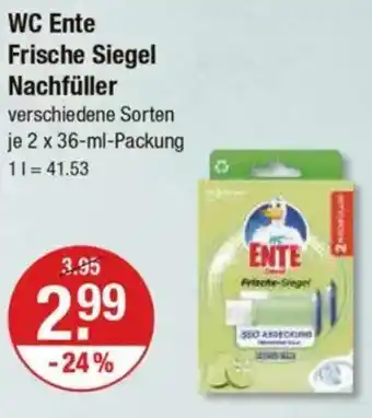 V Markt WC Ente Frische Siegel Nachfüller Angebot