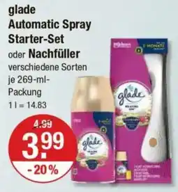 V Markt glade Automatic Spray Starter-Set oder Nachfüller Angebot