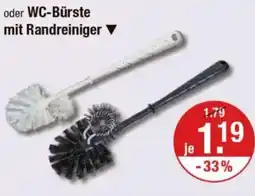 V Markt WC-Bürste mit Randreiniger Angebot