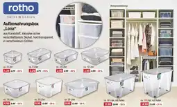 V Markt rotho Aufbewahrungsbox „Lona" 2 l Angebot