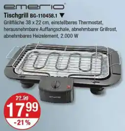 V Markt emerio Tischgrill BG-110458.1 Angebot