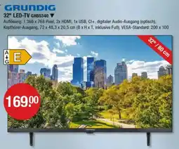 V Markt GRUNDIG 32" LED-TV GHB5340 Angebot