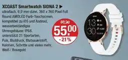 V Markt XCOAST Smartwatch SIONA 2 Angebot