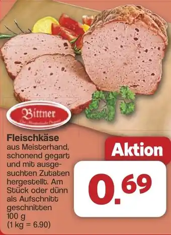 Famila Nord West Bittner Fleischkäse Angebot