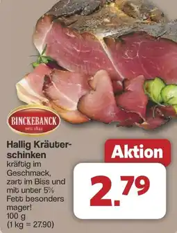 Famila Nord West BINCKEBANCK Hallig Kräuter- schinken Angebot