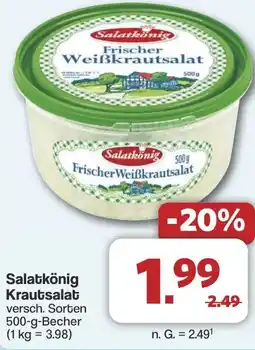 Famila Nord West Salatkönig Krautsalat Angebot