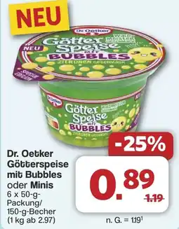 Famila Nord West Dr. Oetker Götterspeise mit Bubbles oder Minis Angebot