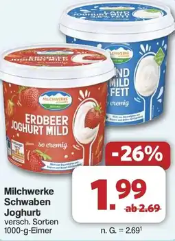 Famila Nord West Milchwerke Schwaben Joghurt Angebot