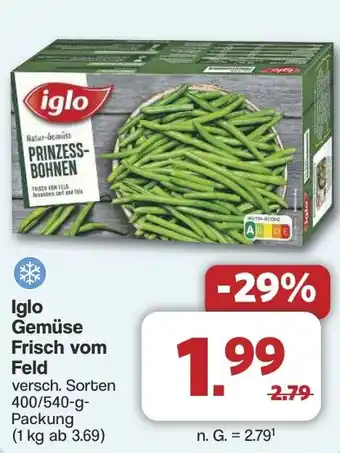 Famila Nord West Iglo Gemüse Frisch vom Feld Angebot
