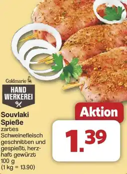 Famila Nord West Goldmarie Souvlaki Spieße Angebot