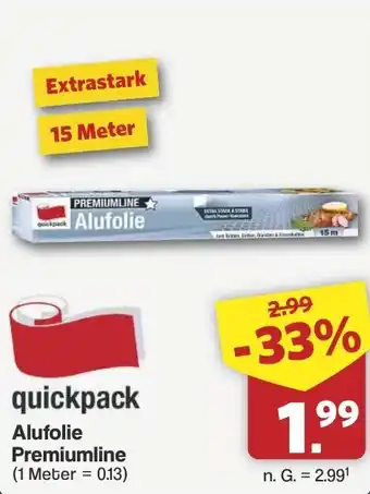 Famila Nord West quickpack Alufolie Premiumline Angebot