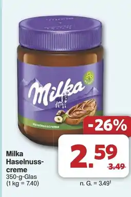 Famila Nord West Milka Haselnusscreme Angebot