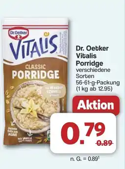 Famila Nord West Dr. Oetker Vitalis Porridge Angebot