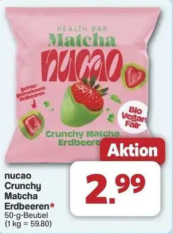 Famila Nord West nucao Crunchy Matcha Erdbeeren Angebot