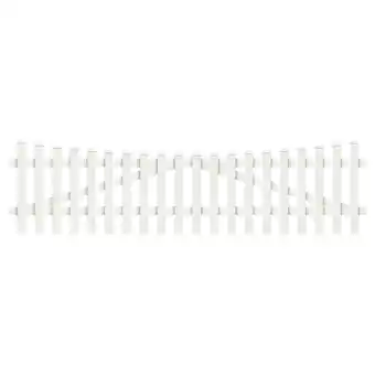 Netto Marken-Discount Zauntor Unterbogen 303,4cm x 80cm in Weiß Angebot