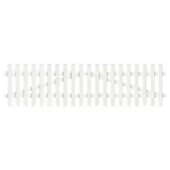 Netto Marken-Discount Zauntor Gerade 303,4cm x 80cm in Weiß Angebot
