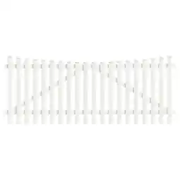 Netto Marken-Discount Zauntor Unterbogen 303,4cm x 180cm in Weiß Angebot