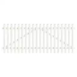 Netto Marken-Discount Zauntor Gerade 303,4cm x 150cm in Weiß Angebot