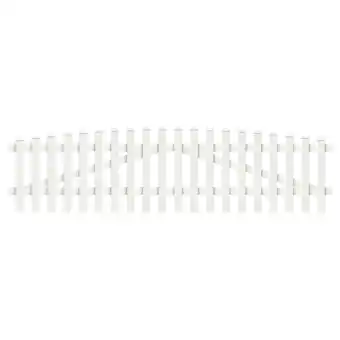 Netto Marken-Discount Zauntor Oberbogen 303,4cm x 120cm in Weiß Angebot