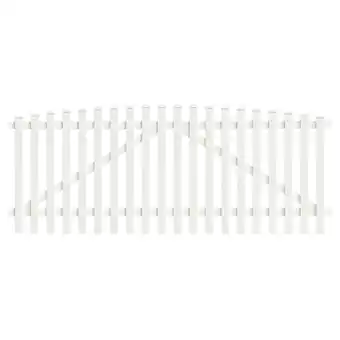 Netto Marken-Discount Zauntor Oberbogen 303,4cm x 150cm in Weiß Angebot