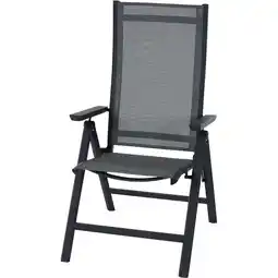 toom Baumarkt Siena Garden Klappsessel 'Tauro' anthrazit/matt 47 x 110 x 66 cm Angebot