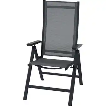 toom Baumarkt Siena Garden Klappsessel 'Tauro' anthrazit/matt 47 x 110 x 66 cm Angebot