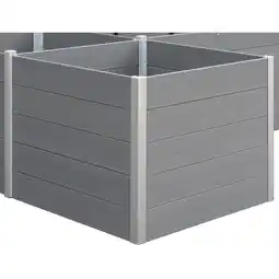 toom Baumarkt Hochbeet-Anbauelement WPC grau 102 x 100 x 76 cm Angebot