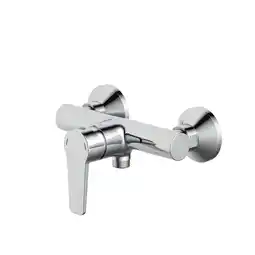 toom Baumarkt Lenz Brausearmatur 'Mola' chromfarben 19 x 11,8 cm Angebot