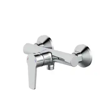 toom Baumarkt Lenz Brausearmatur 'Mola' chromfarben 19 x 11,8 cm Angebot