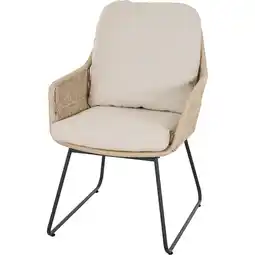 toom Baumarkt Siena Garden Sessel 'Kansas' taupe 47 x 85 x 70 cm Angebot