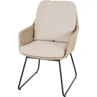 toom Baumarkt Siena Garden Sessel 'Kansas' taupe 47 x 85 x 70 cm Angebot