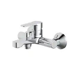 toom Baumarkt Lenz Badewannenarmatur 'Mola' chromfarben 21,5 x 10,35 cm Angebot