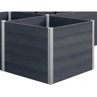 toom Baumarkt Hochbeet-Anbauelement WPC anthrazit 102 x 100 x 76 cm Angebot