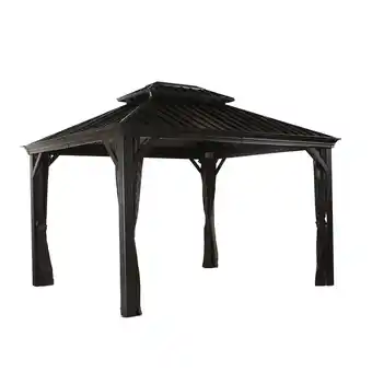 toom Baumarkt Sojag Pavillon 'Messina 10 x 12' anthrazit 298 x 363 x 291 cm Angebot