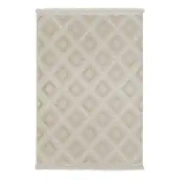 toom Baumarkt Schöner Wohnen Kollektion In-& Outdoor-Teppich 'Summer' beige Quadrate 133 x 190 cm Angebot