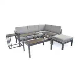 toom Baumarkt bellavista Ecklounge-Set 'Braga' anthrazit/grau 5-teilig Angebot