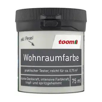 toom Baumarkt toom Wohnraumfarbe altweiß matt 75 ml Angebot