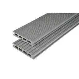 toom Baumarkt Kovalex Terrassendiele 'Exklusiv' WPC grau 3000 x 145 x 26 mm Angebot