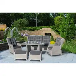 toom Baumarkt bellavista Dining-Lounge 'Canelli' grau 6-teilig Angebot