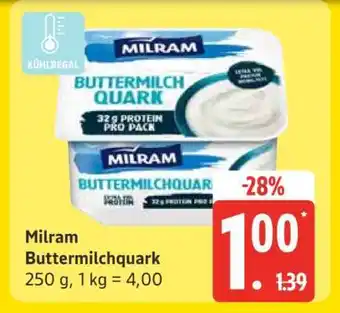 Edeka Milram Buttermilchquark Angebot