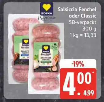 Edeka Salsiccia Fenchel oder Classic Angebot