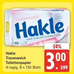 Edeka Hakle Traumweich Toilettenpapier Angebot