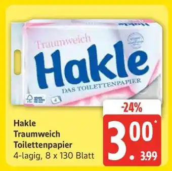 Edeka Hakle Traumweich Toilettenpapier Angebot
