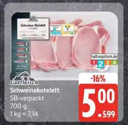 Edeka Schweinekotelett Angebot