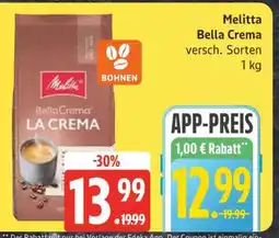 Edeka Melitta Bella Crema Angebot