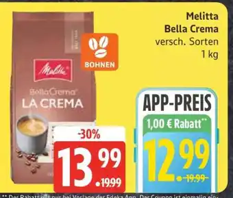 Edeka Melitta Bella Crema Angebot