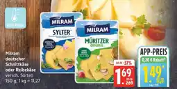 Edeka Milram deutscher Schnittkäse oder Reibekäse Angebot