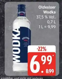 Edeka Oldesloer Wodka Angebot