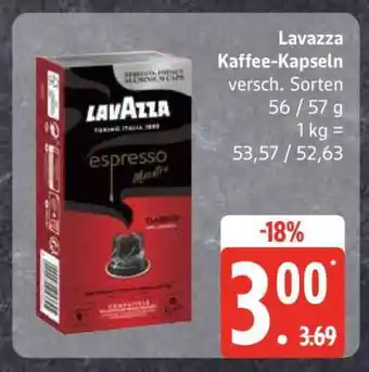 Edeka Lavazza Kaffee Kapseln Angebot
