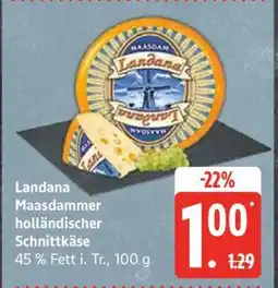 Edeka Landana Maasdammer holländischer Schnittkäse Angebot